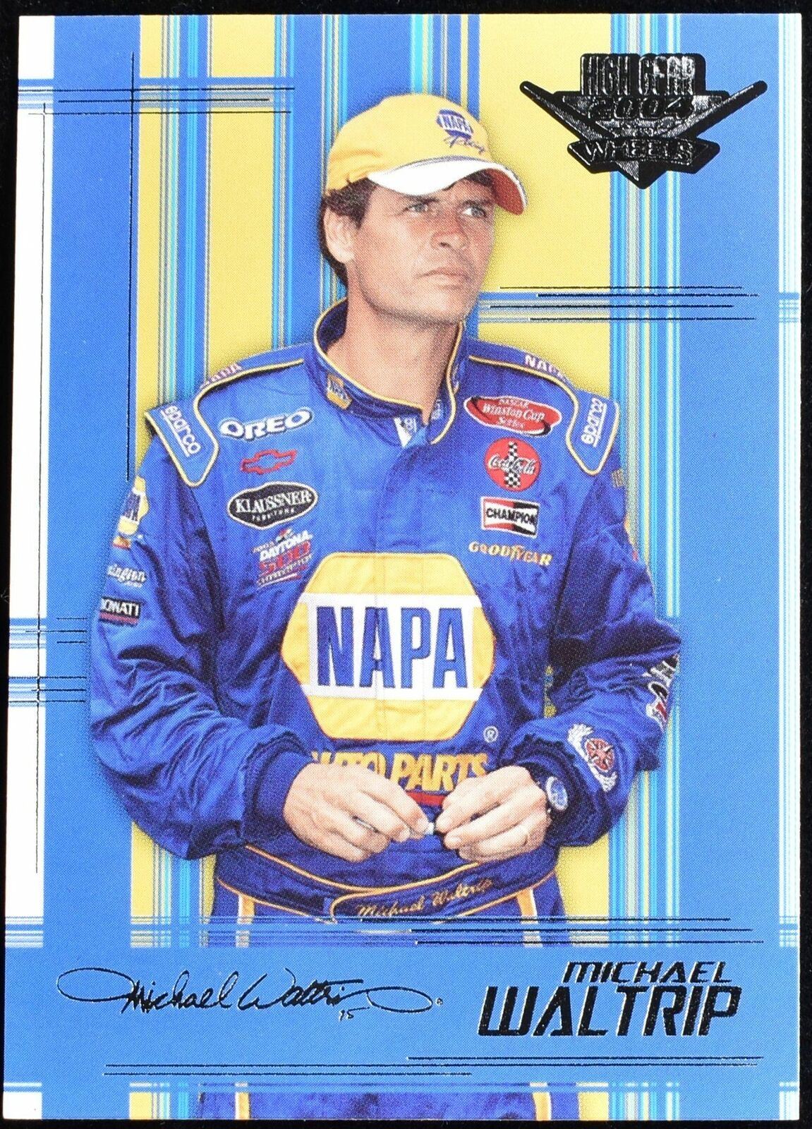 Michael Waltrip No. 27 Nascar Racing card 2004