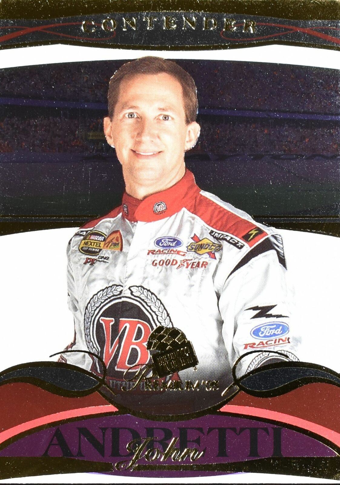 John Andretti Contender Premium No. 1 Nascar Card