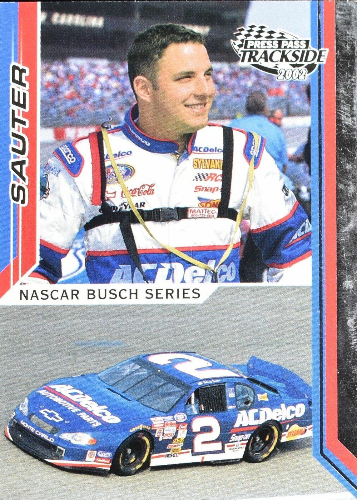 Johnny Sauter No. 40 Press Pass 2002 Nascar Card