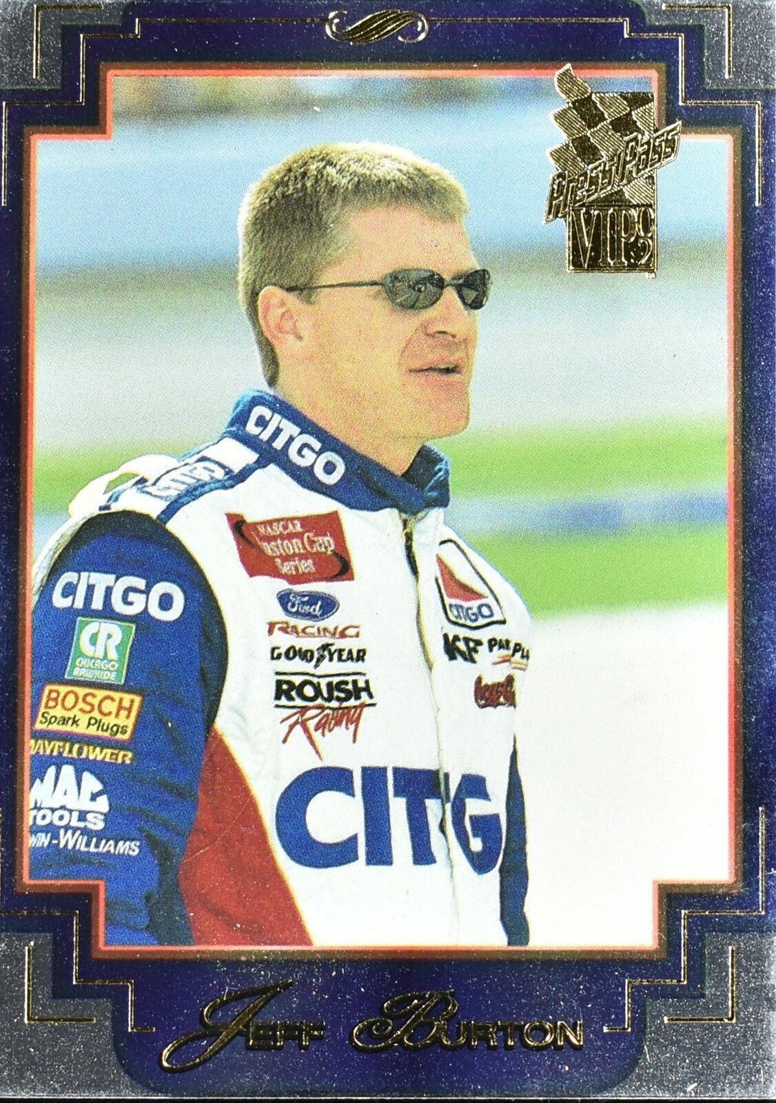 Jeff Burton X18 Nascar Racing Card Press Pass