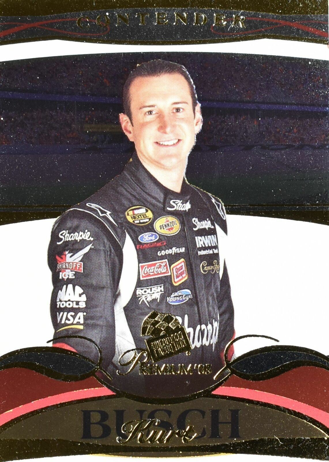 Kurt Busch Champion Press Pass Premium 2005 No. 58 Nascar