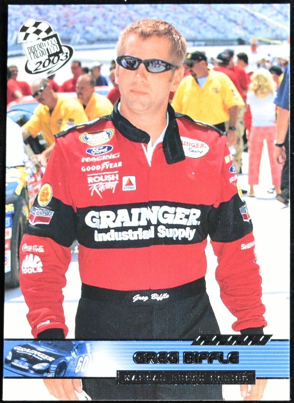 Greg Biffle Nascar Busch Series Nascar Card No. 34