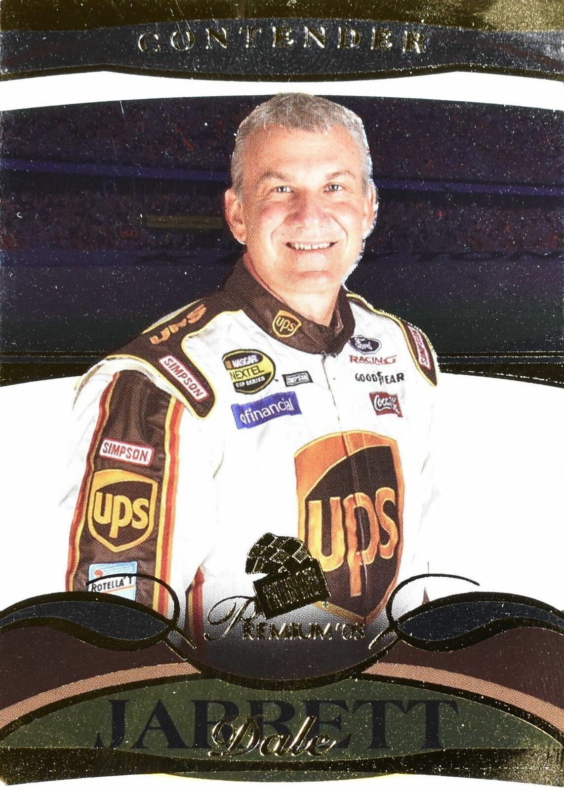 Dale Jarrett Contenders Press Pass 2005 No.10 Nascar