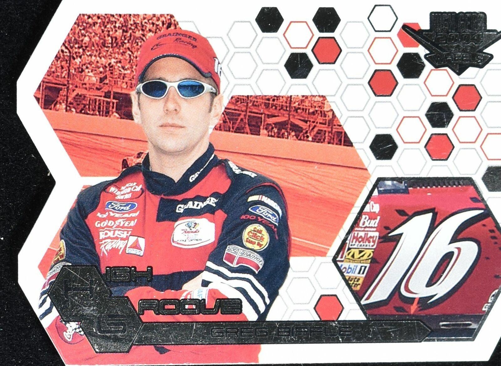 Greg Biffle High Gear 2004 Wheels Nascar Racing Card HG 1/27