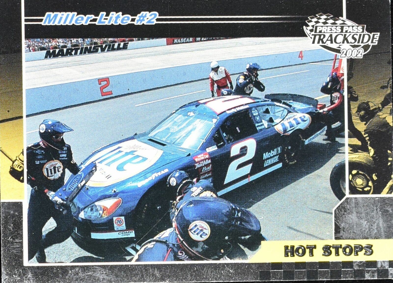 Miller Lite 2 Nascar Card No. 64 Press Pass Nascar 2002