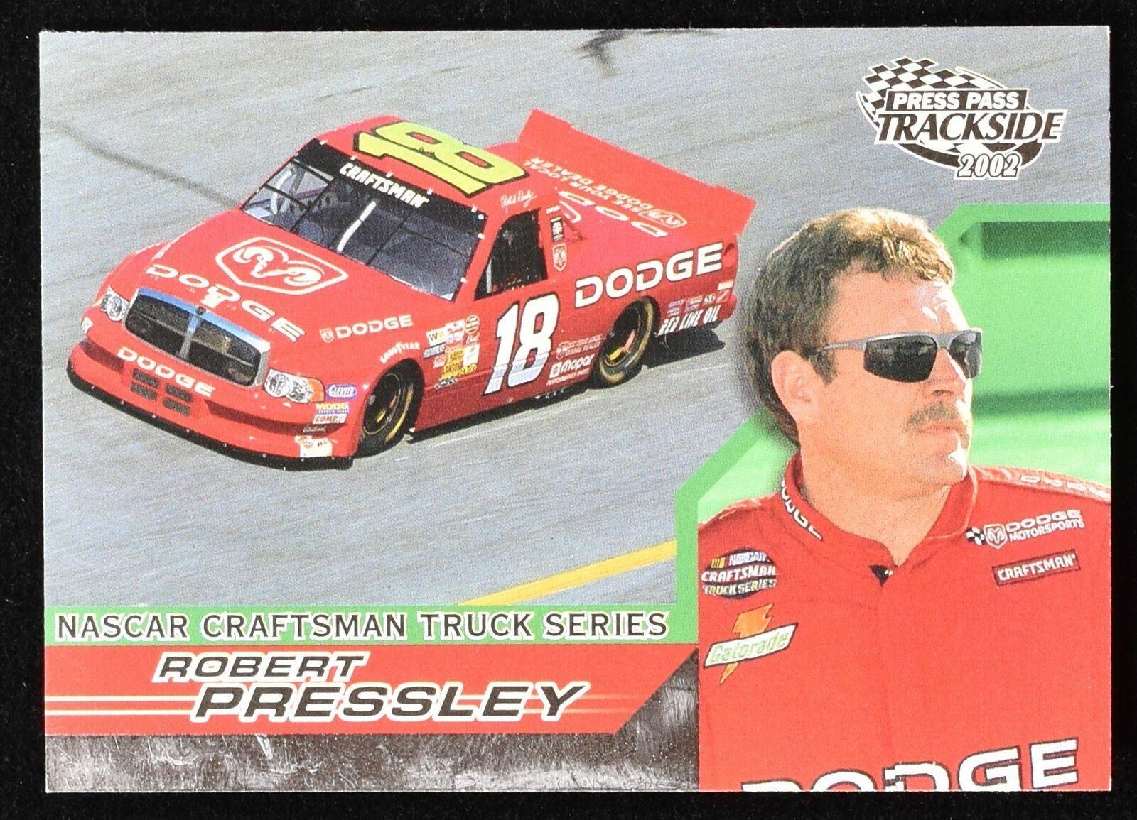 Press Pass Nascar Truck Series 2002 Robert Pressley No. 50