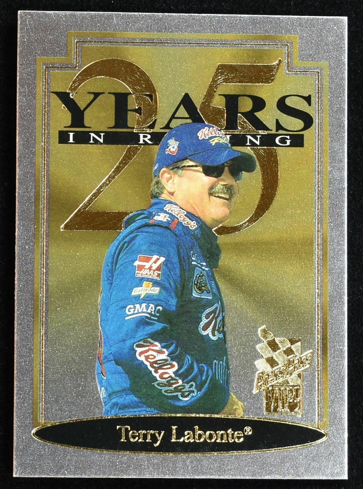 Terry Labonte Press Pass X37 25 Years nascar Card 2002