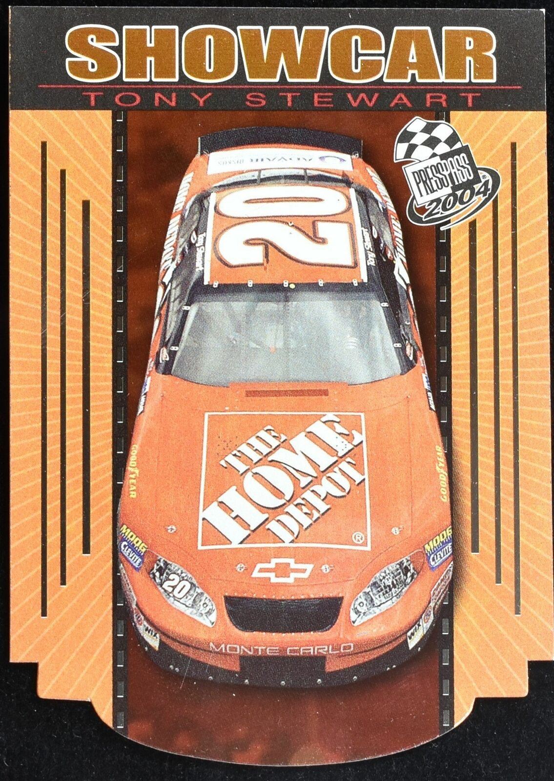 Tony Stewart Show Car Press Pass 2004 S 11B / 12 Nascar Card