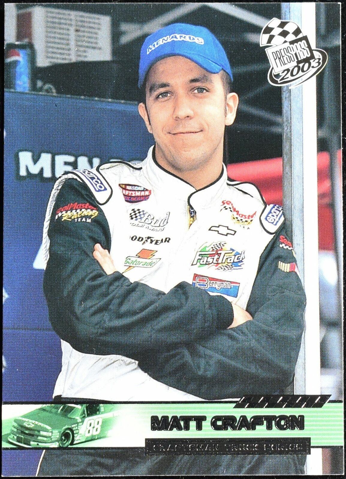 Matt Crafton Craftsman Truck Series Press Pass 2003 46