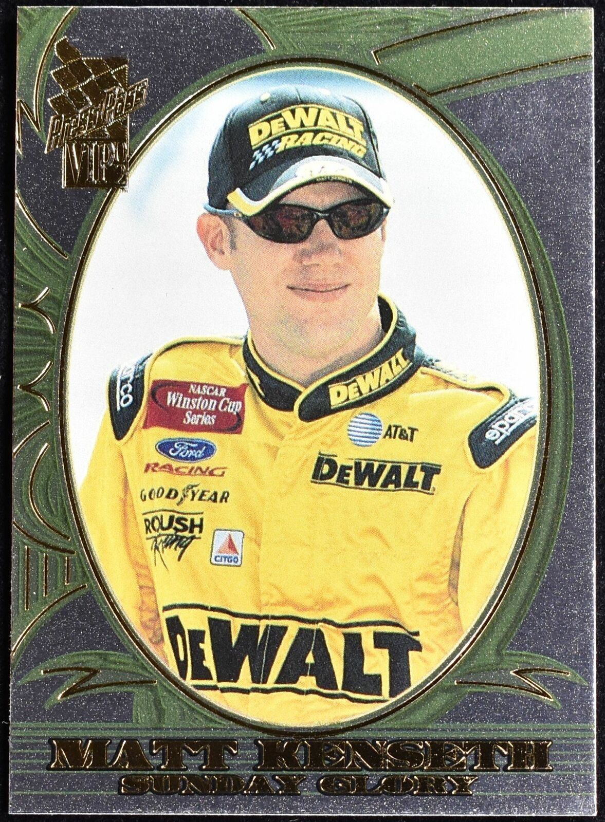 Matt Kenseth Sunday Glory Press Pass No. X20 2002