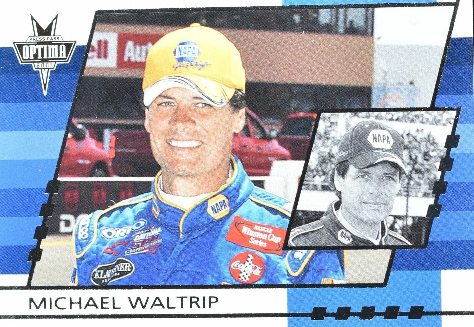 Michael Waltrip Optima 2003 Press Pass No. 27 Winston Cup