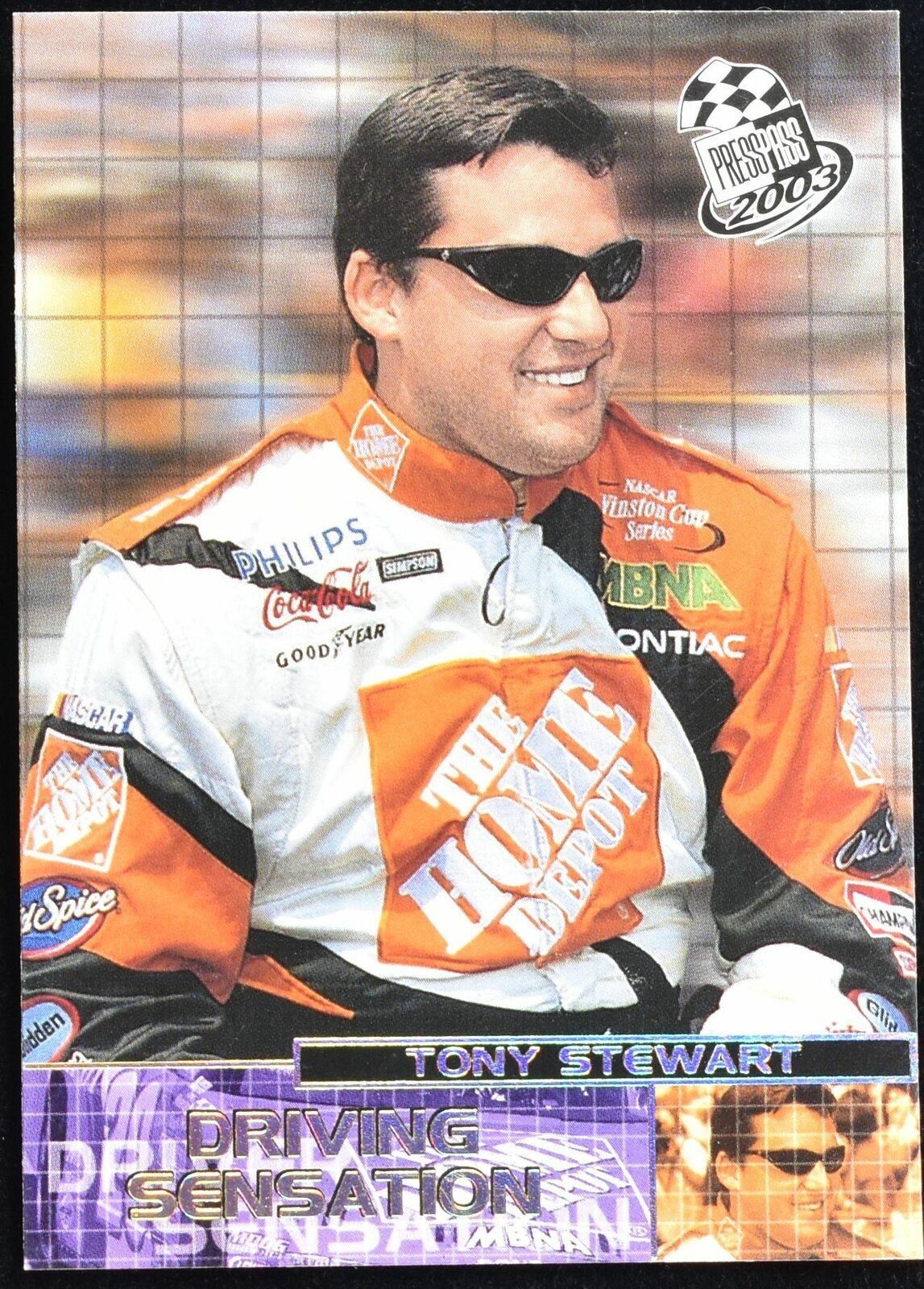 Tony Stewart Press Pass 2003 Driving Sensation P 61 2002