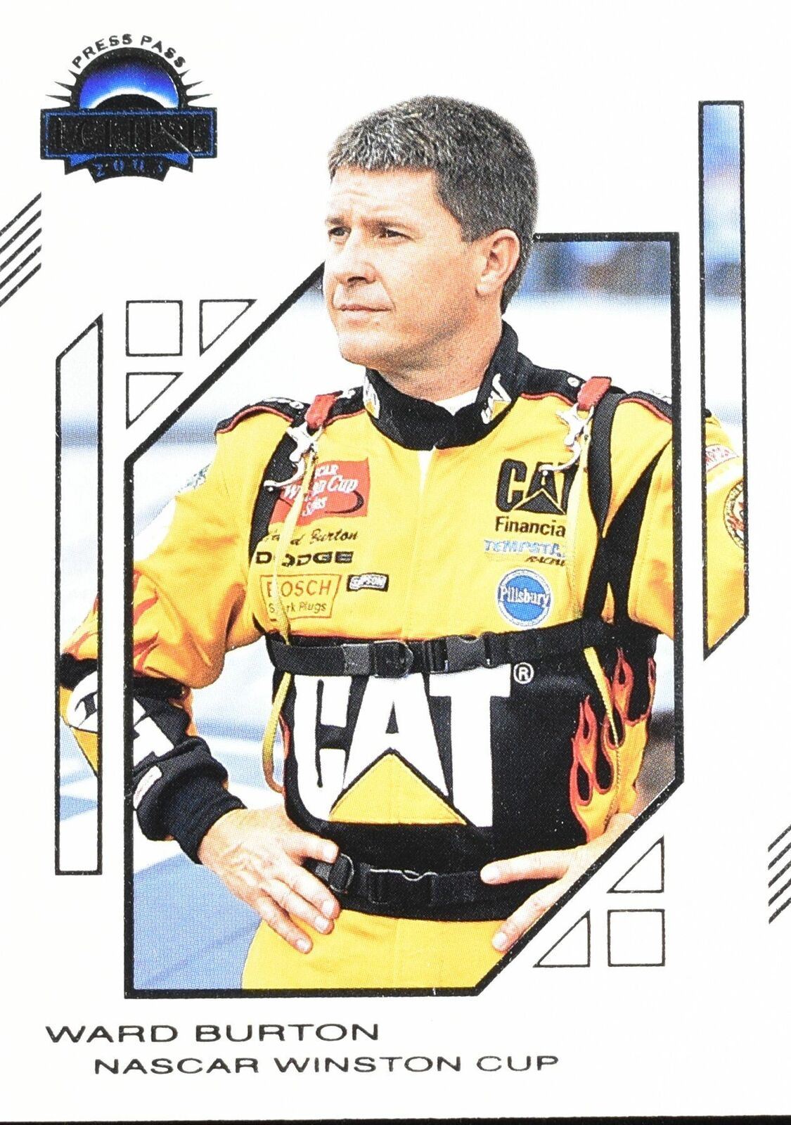 Ward Burton Nascar Racing Card Eclipse 2003 Nascar Racing Nov. 24