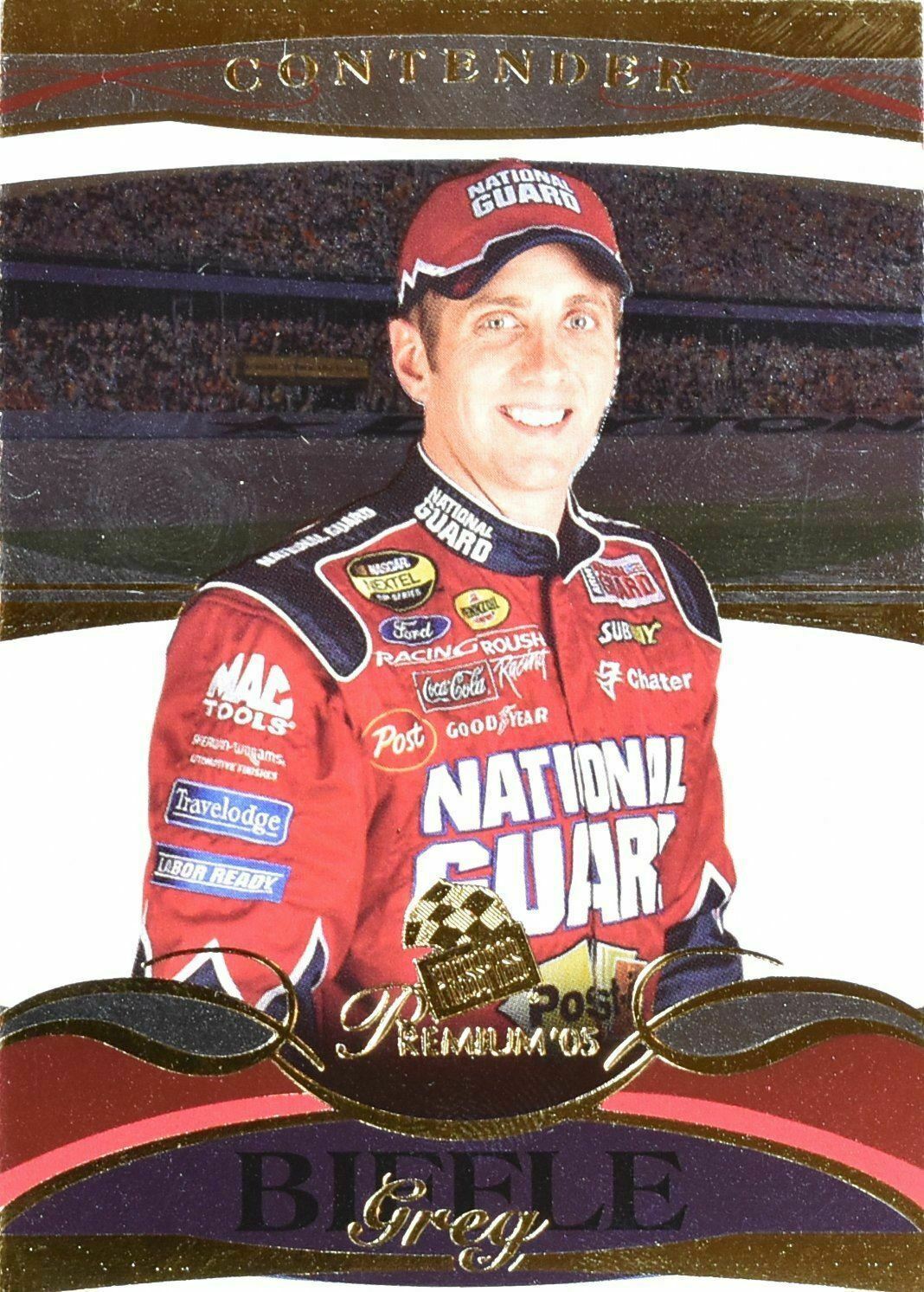 Greg Biffle Nascar Contender Card No. 2 2005