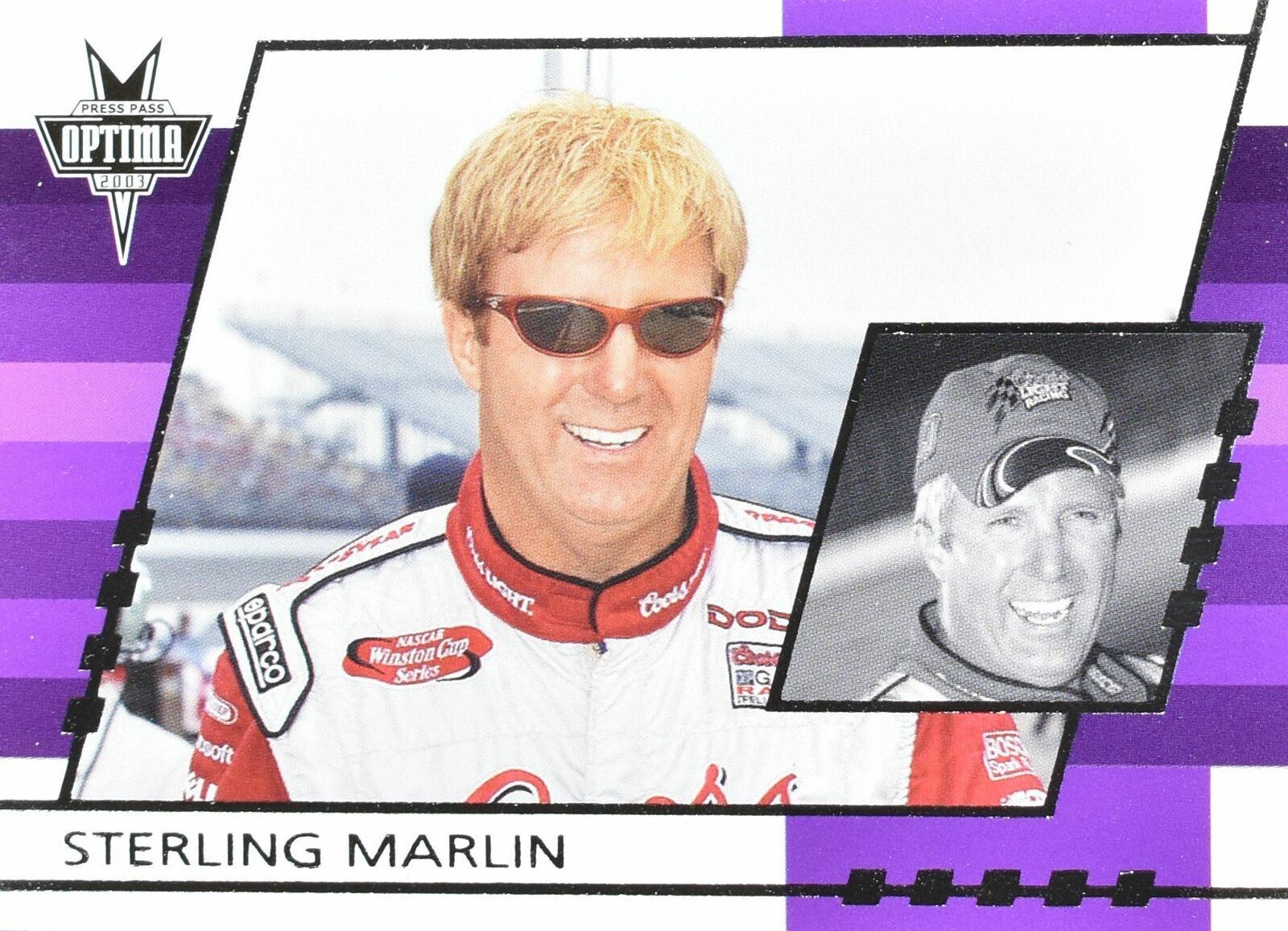 Sterling Marlin Optima 2003 Press pass Nascar Racing Card No. 15