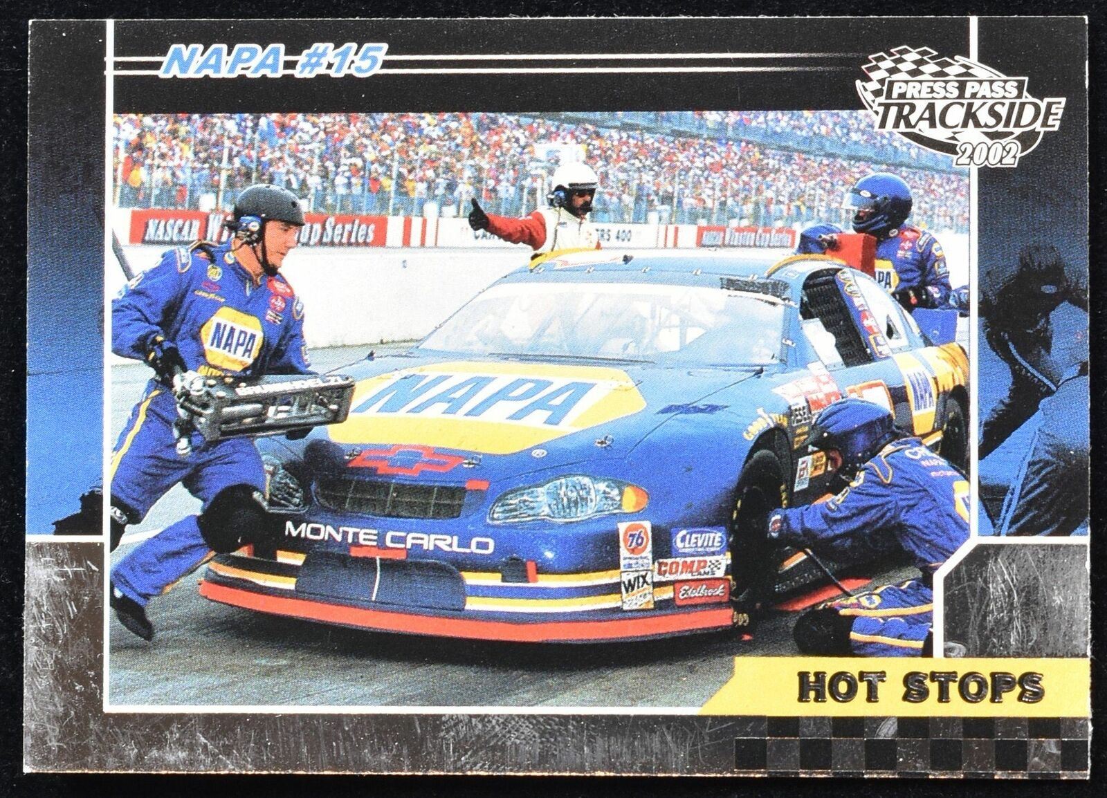 Napa Press Pass Trackside 2002 Hot Stops No. 68