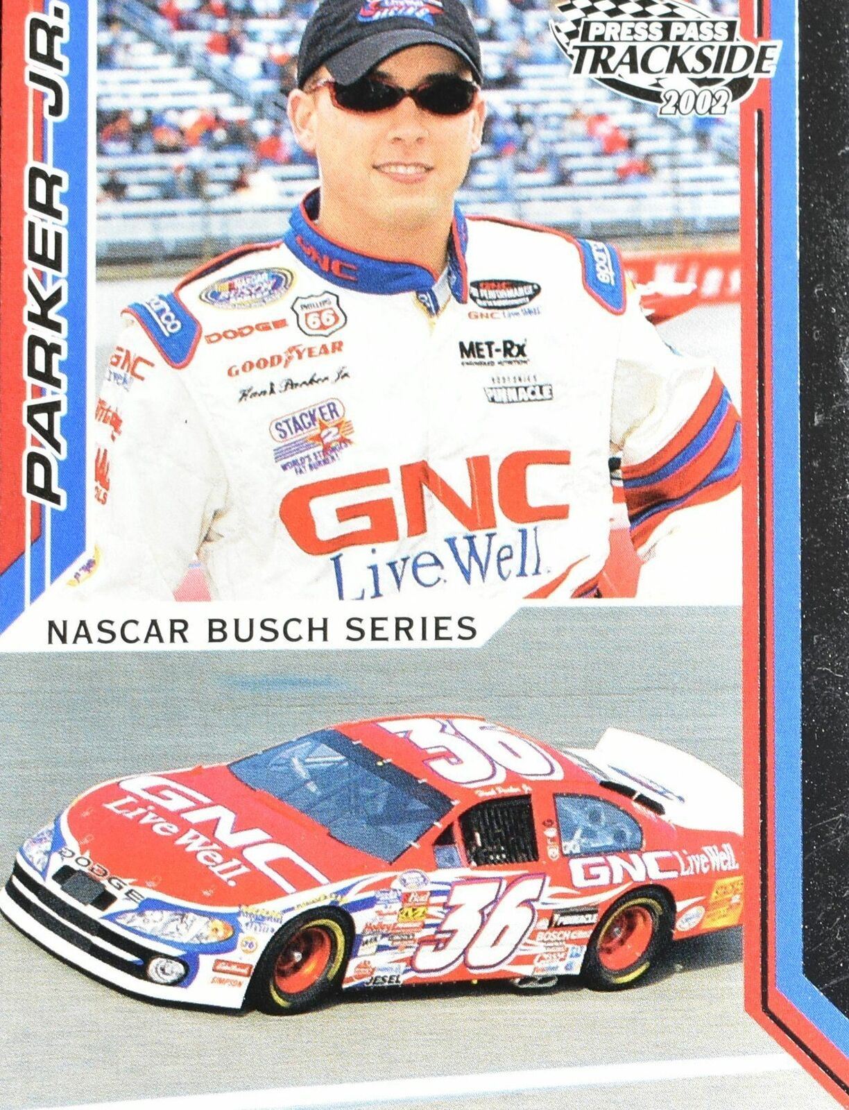 Parker JR. Nascar Busch Series Press Pass Track Side 2002 No. 41