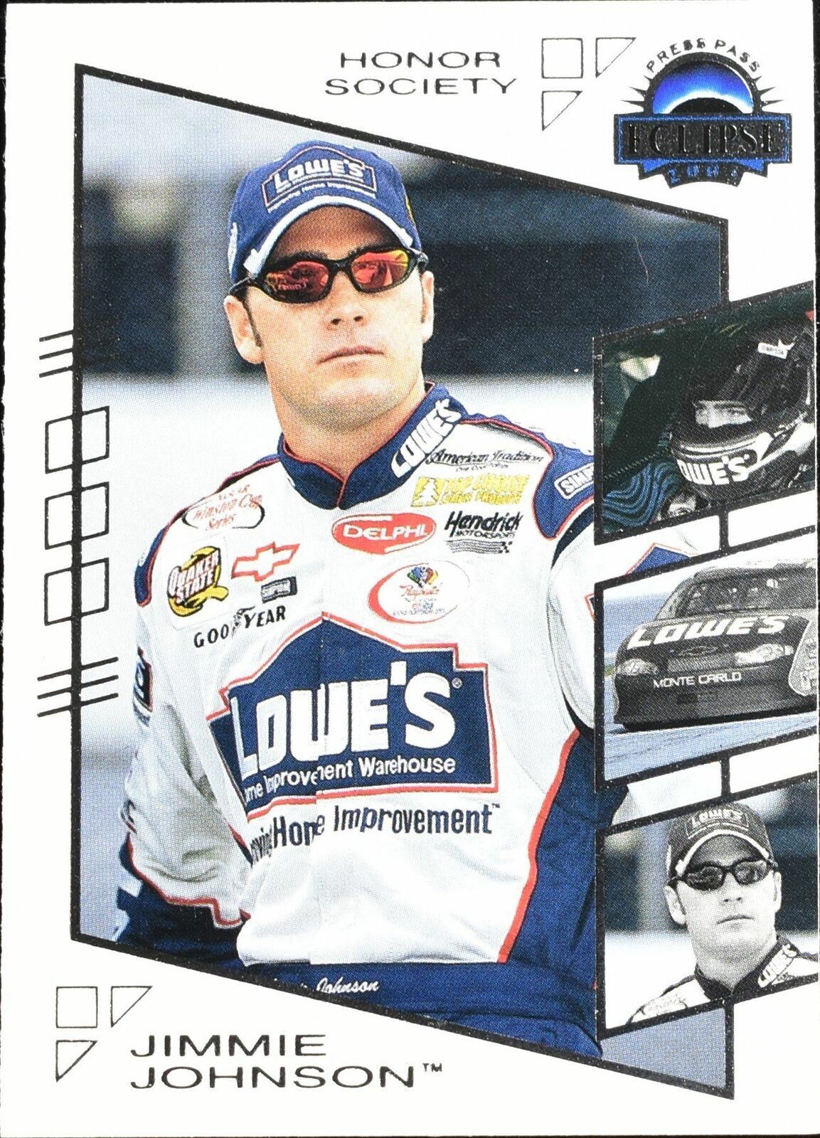 Jimmie Johnson Honor Society Eclipse 2005 No. 48 2002 Press pass