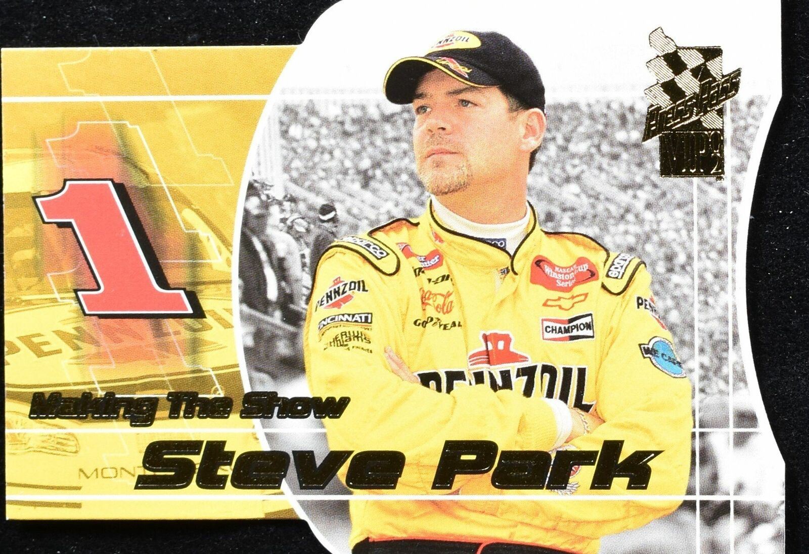 Steve Park Press Pass Making the show MS 1/24 Nascar Card