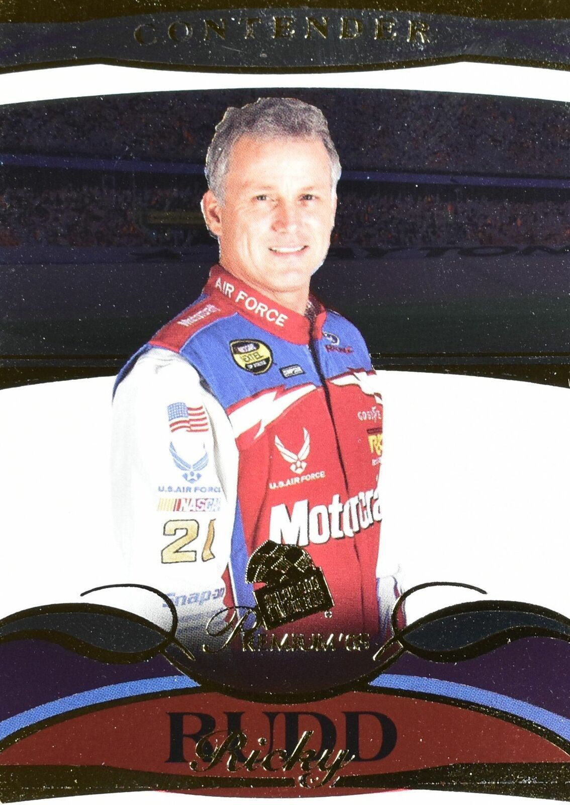 Ricky Rudd Premium 2005 Contenders No. 27 Nascar Card