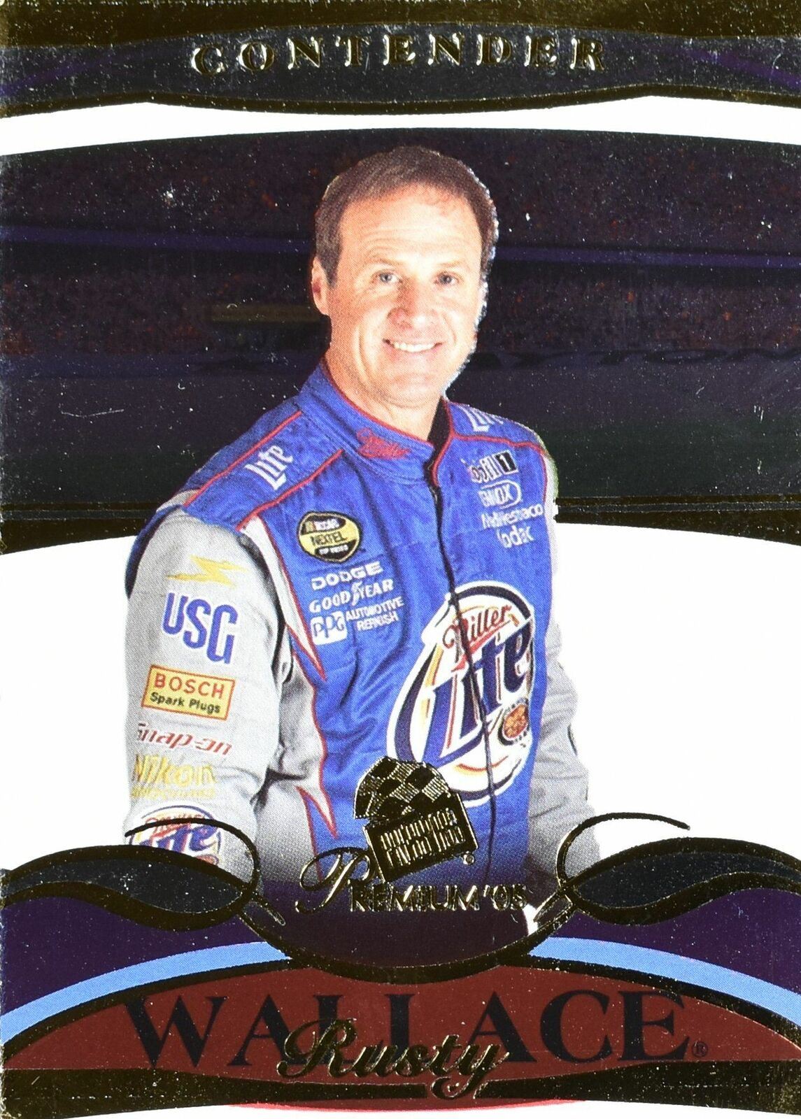 Rusty Wallace Contenders Premium 2005 Nascar Card No. 32