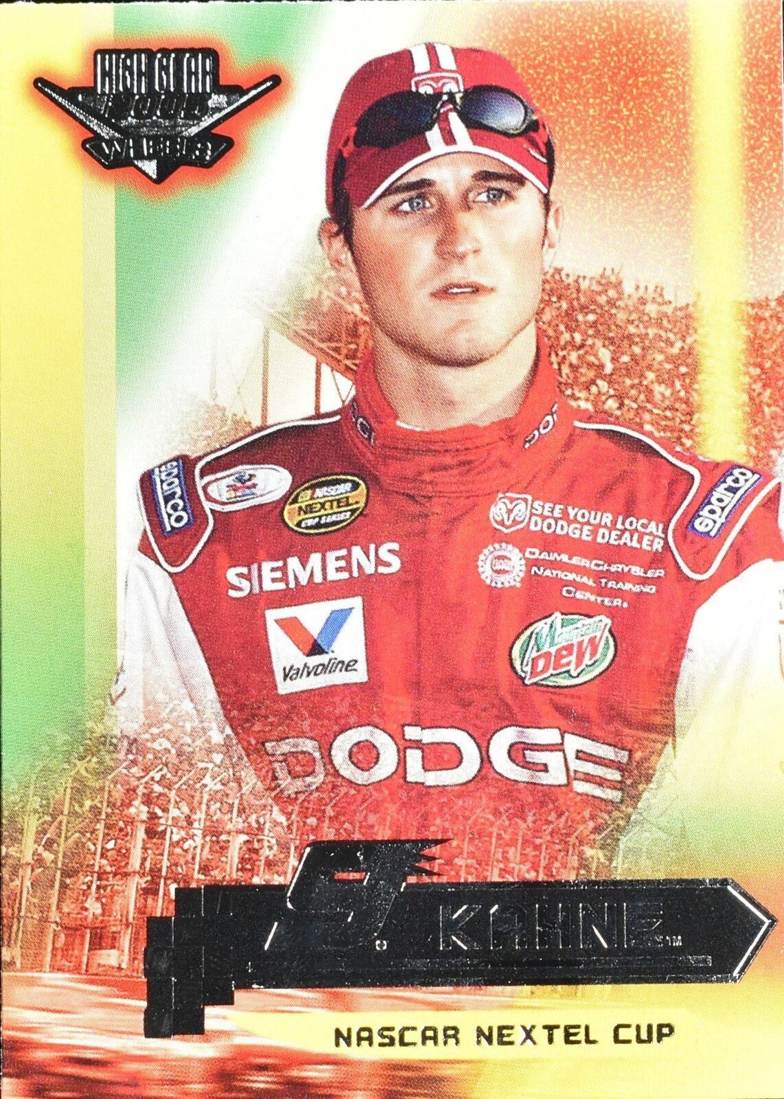 Kahne 9 Nascar Nextel Cup High gear 2005 No.5 Nascar Card