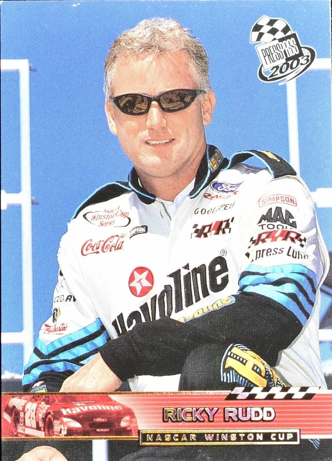 Ricky Rudd Nascar Winston Cup Press Pass 2003 p26