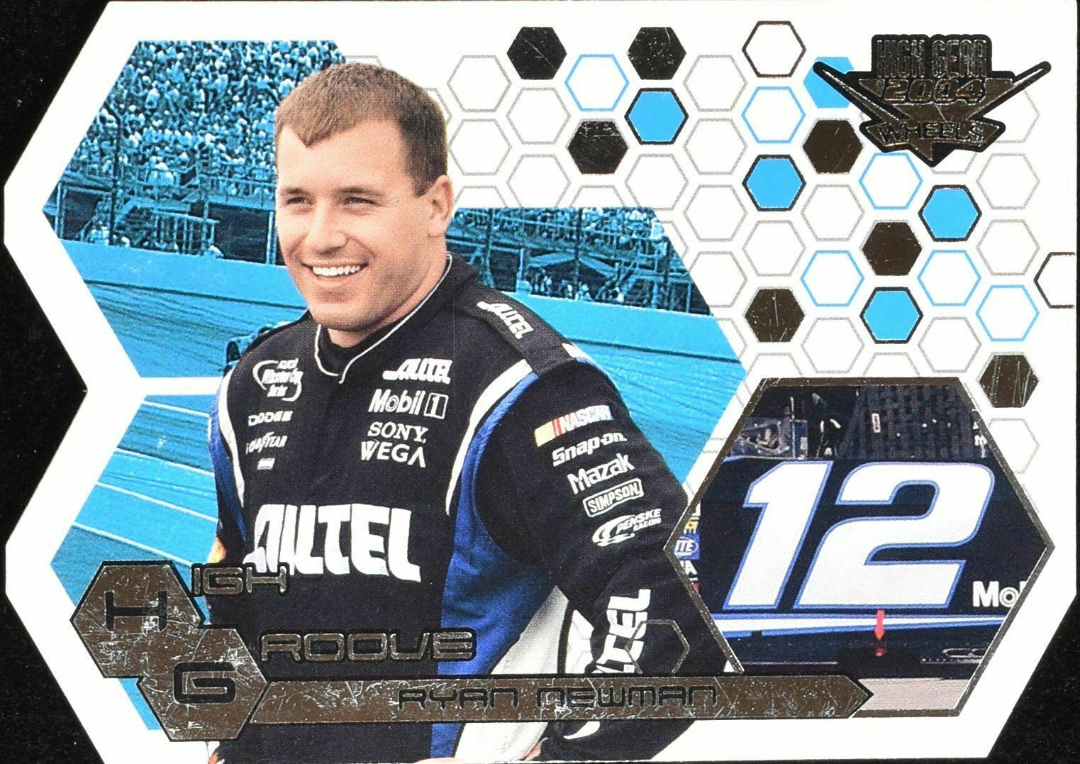 Ryan Newman HG 19/27 Nascar Racing Card High Gear wheels 2004