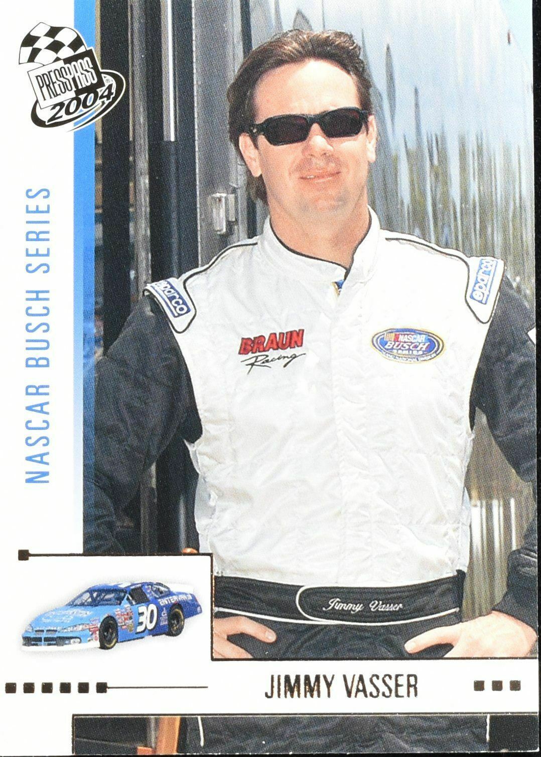 Jimmy Vasser No. 46 Press Pass nascar Racing Card 2003