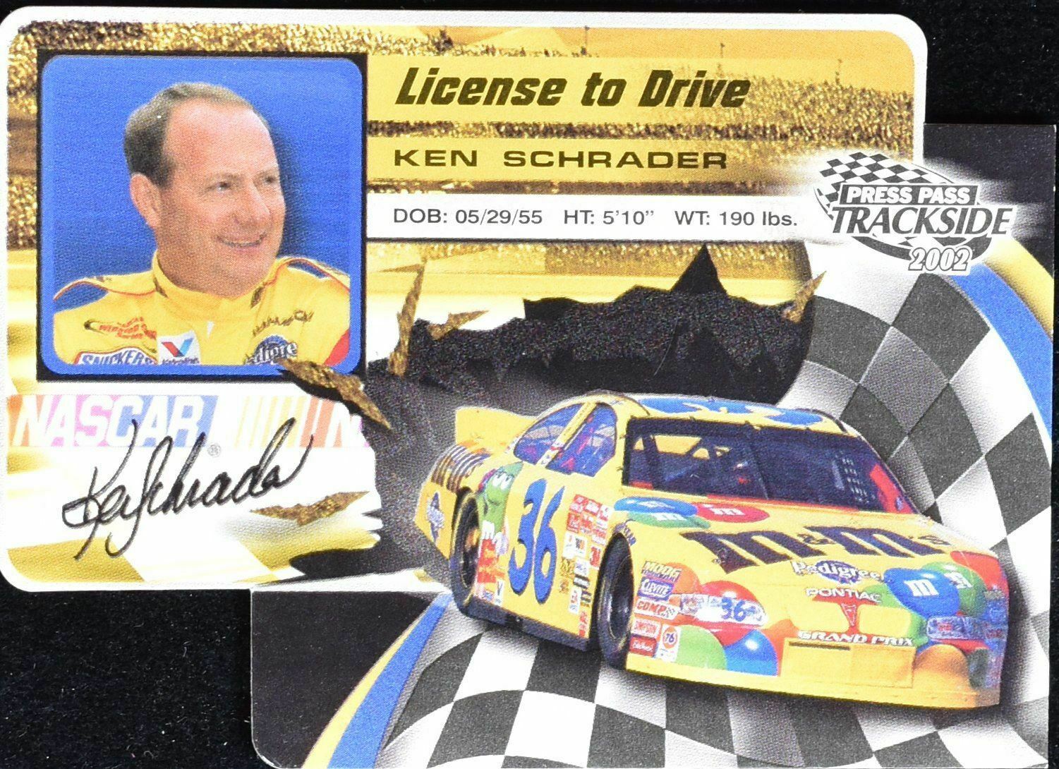 Ken Schrader Press Pass nascar Card LDP 29/36