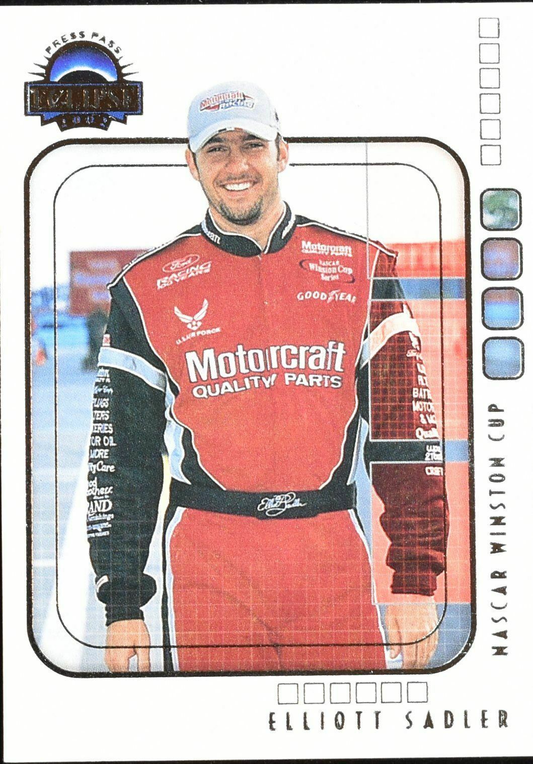 Elliott Sadler Eclipse 2002 Nascar Racing Card No. 17 Press Pass