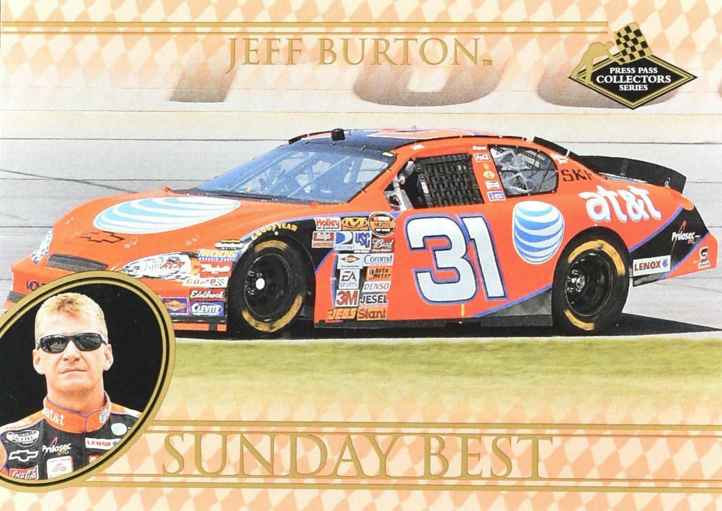 Jeff Burton CB 2 / 25 Press Pass Collectors series 2012