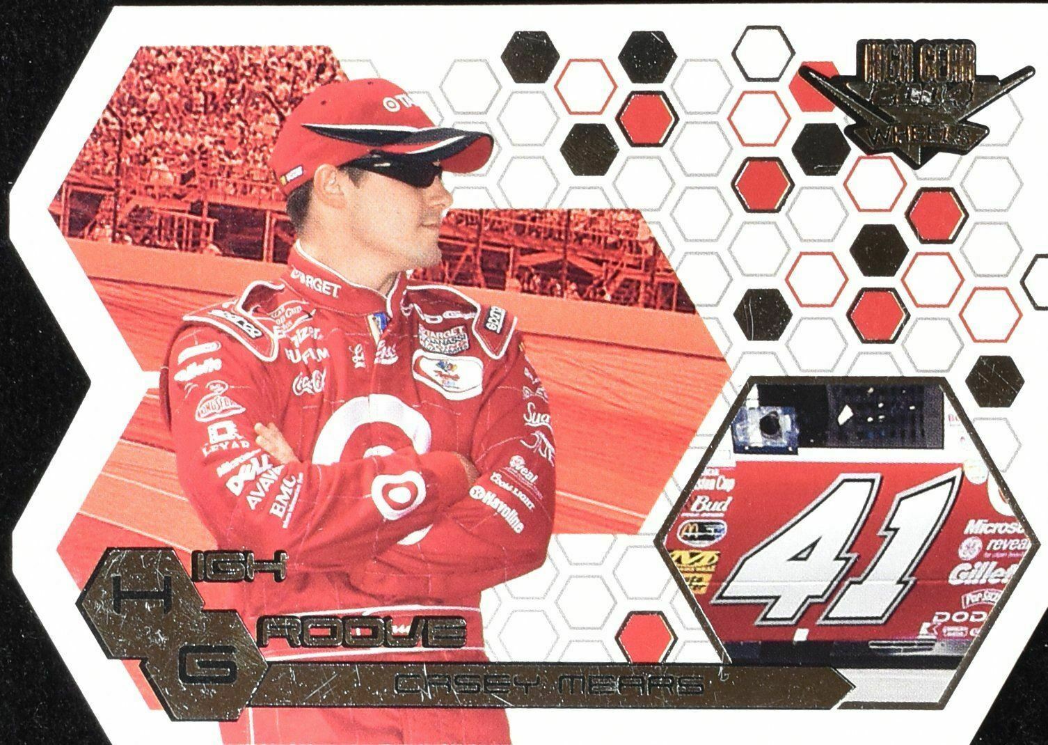 Casey Mears High Gear Wheels 2004 Nascar Racing Card HG 17/27