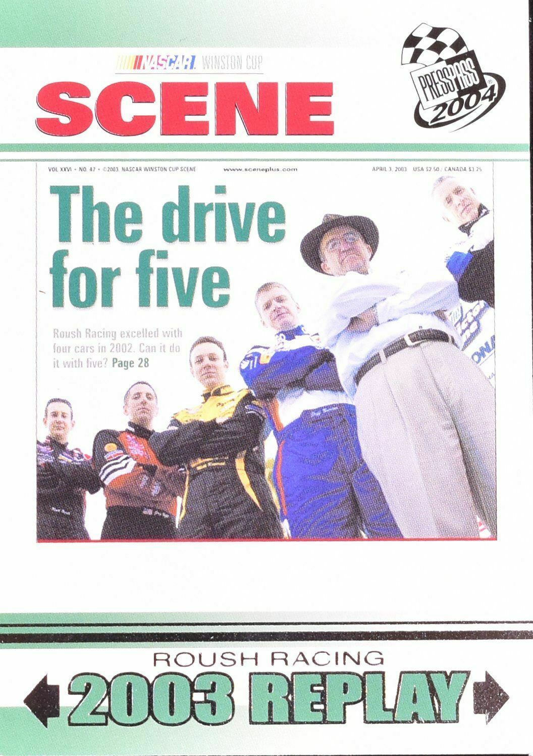 Mark Martin Roush Racing No. 80 Nascar Winston Cup Scene Eclipse 2004 Press Pass