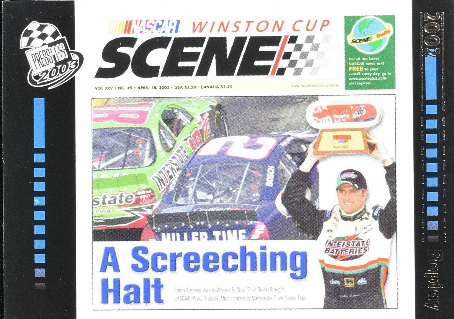 Bobby Labonte No. 77 Nascar Winston Cup Scene Eclipse 2003 Press Pass