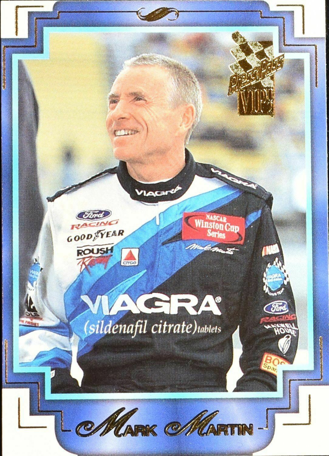 Mark Martin Press Pass Nascar Racing Card No. 4 2002