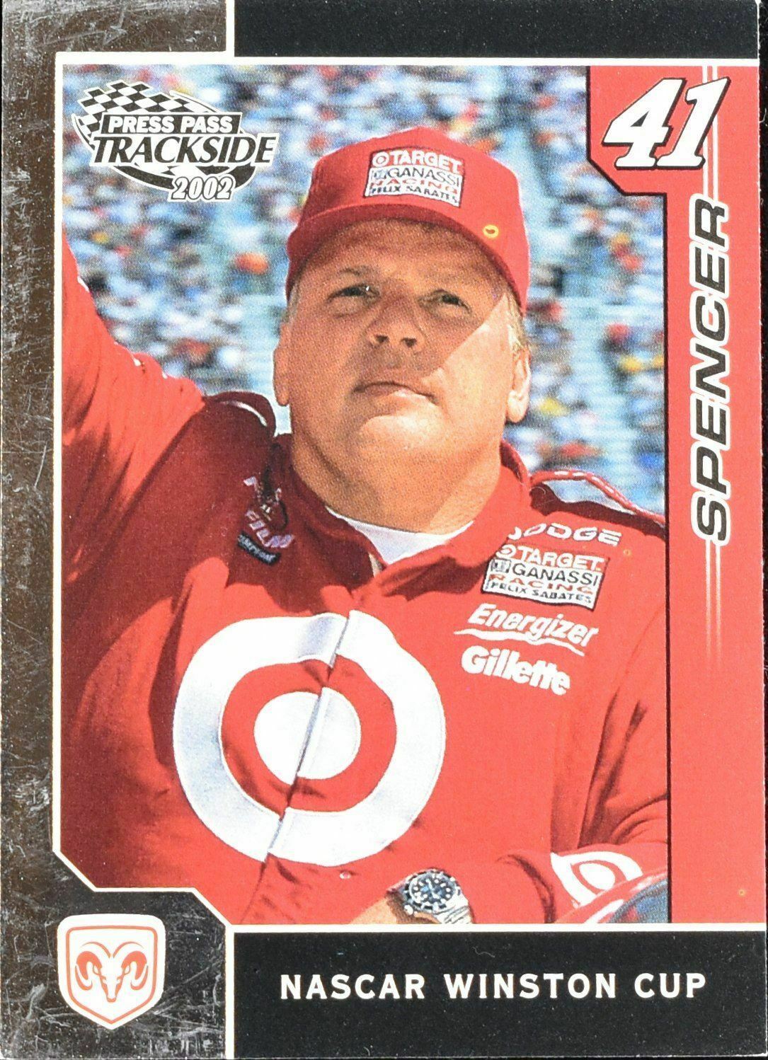 Jimmy Spencer No. 35 Nascar Winston Cup Press Pass Trackside 2002