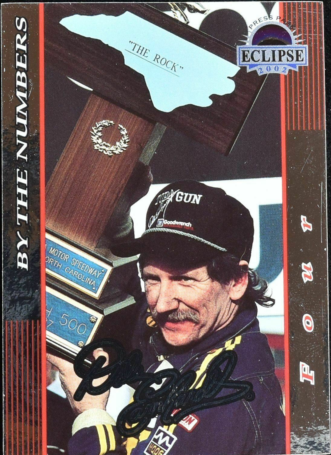 Dale Earnhardt DE 38 Consecutive Wins Press Pass 2002 Nascar Racing Card