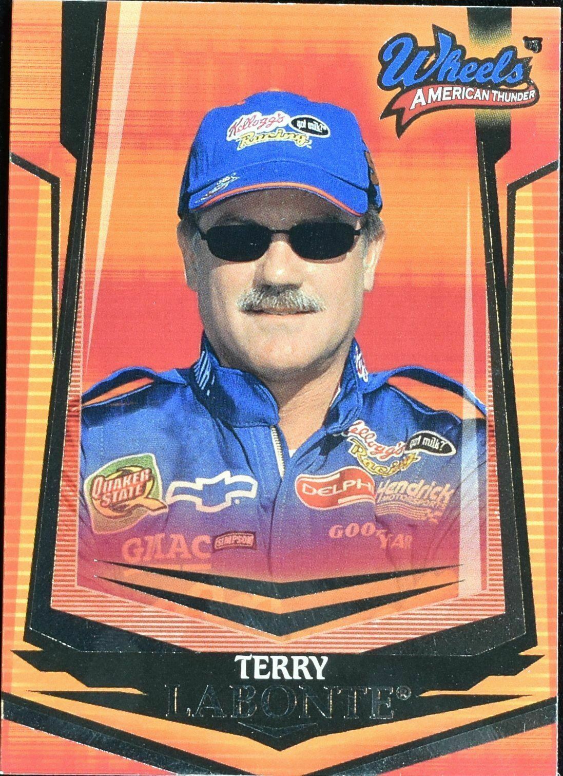 Terry Labonte Wheels American Thunder No. 13 Nascar Card