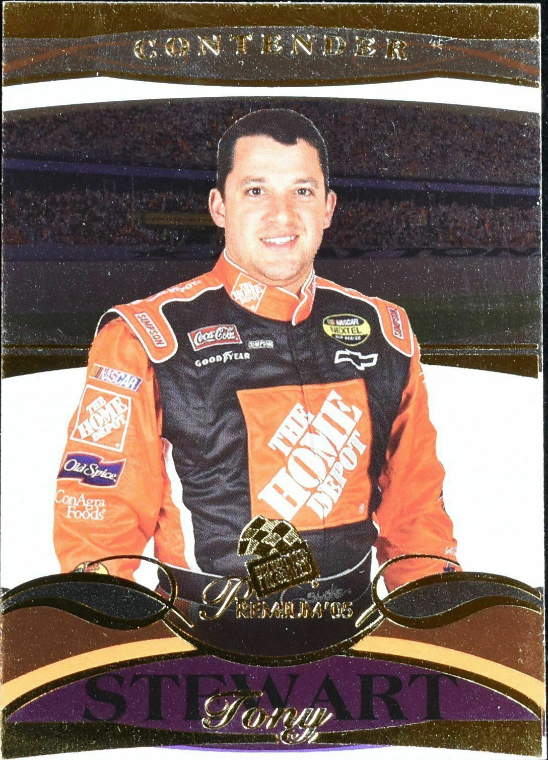 Tony Stewart Press Pass Contender Premium 2005 No. 30