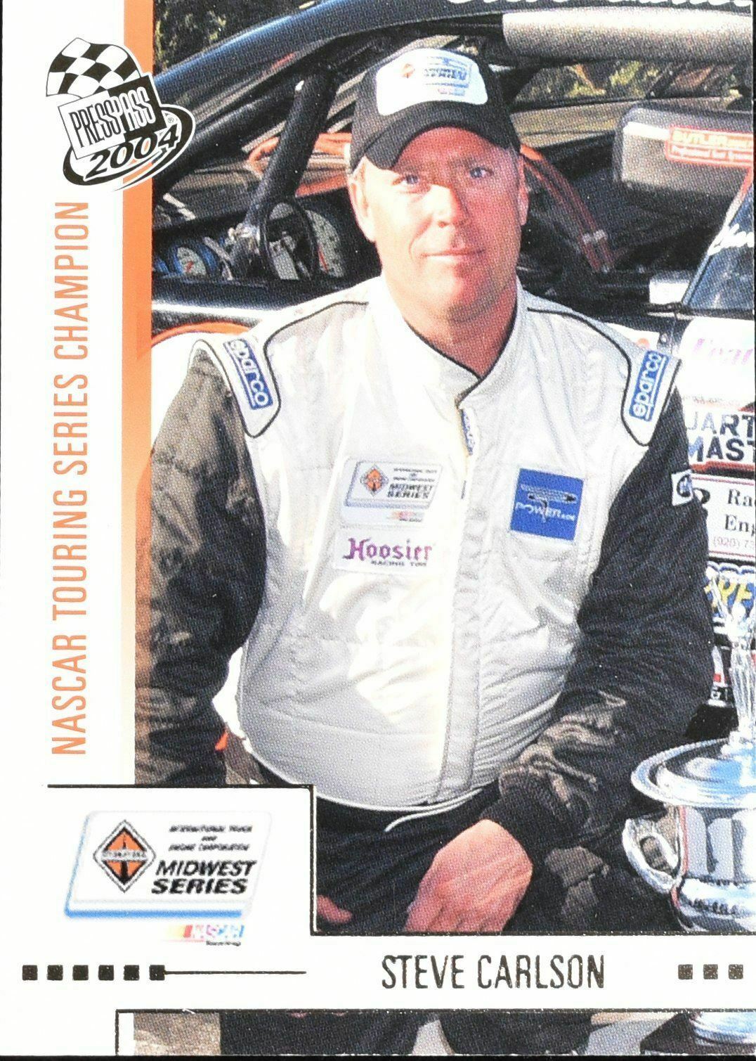 Steve Carlson No. 60 Press Pass 2003 Nascar Racing Card