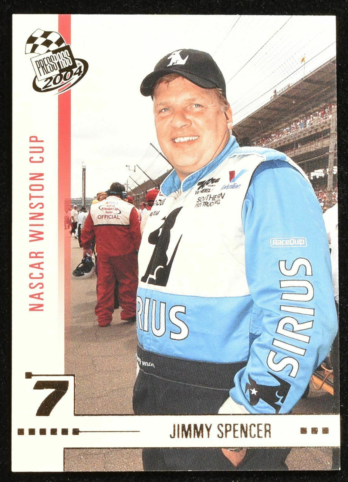 Jimmy Spencer No. 30 Press Pass 2003 Nascar Racing Card