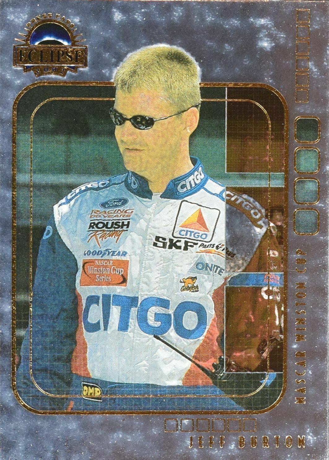 Jeff Burton Eclipse 2002 Nascar Racing Card S10 Press Pass