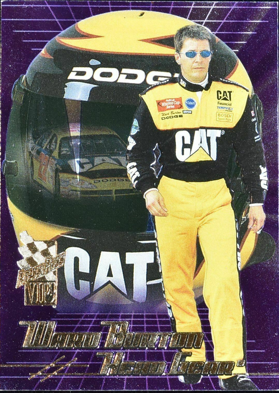 Ward Burton HG 5/9 Press Pass Nascar Racing Card 2002