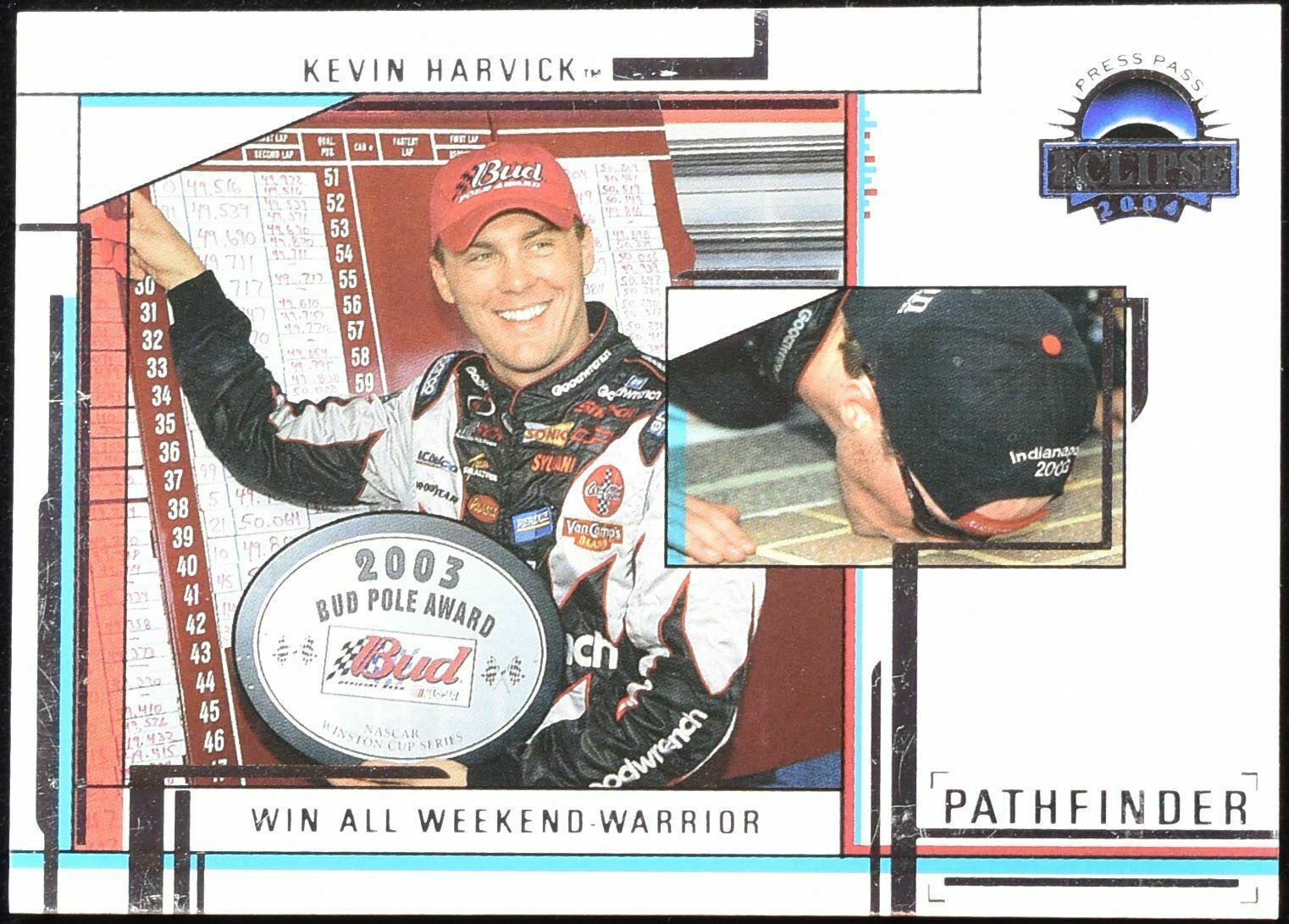 Kevin Harvick Eclipse 2004 Pathfinder No. 59 Nascar Press Pass