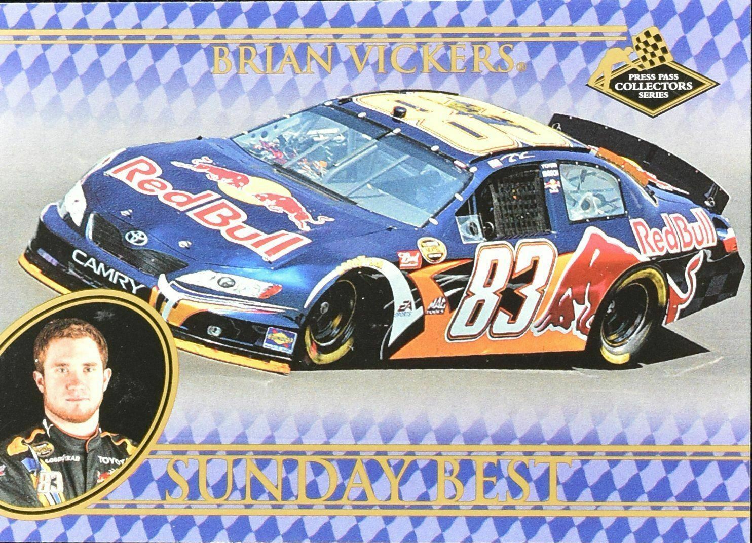 Brian Vickers CB 24 / 25 Press Pass Collectors series 2007