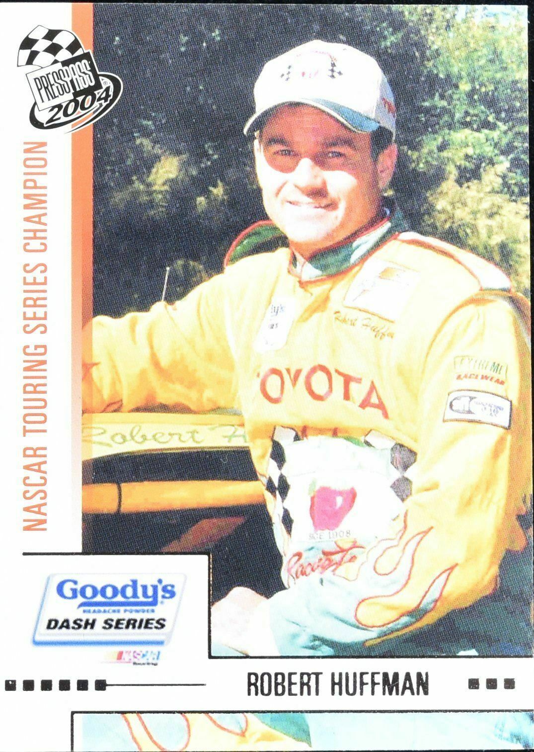 Robert Huffman No. 63 Press Pass 2003 Nascar Racing Card