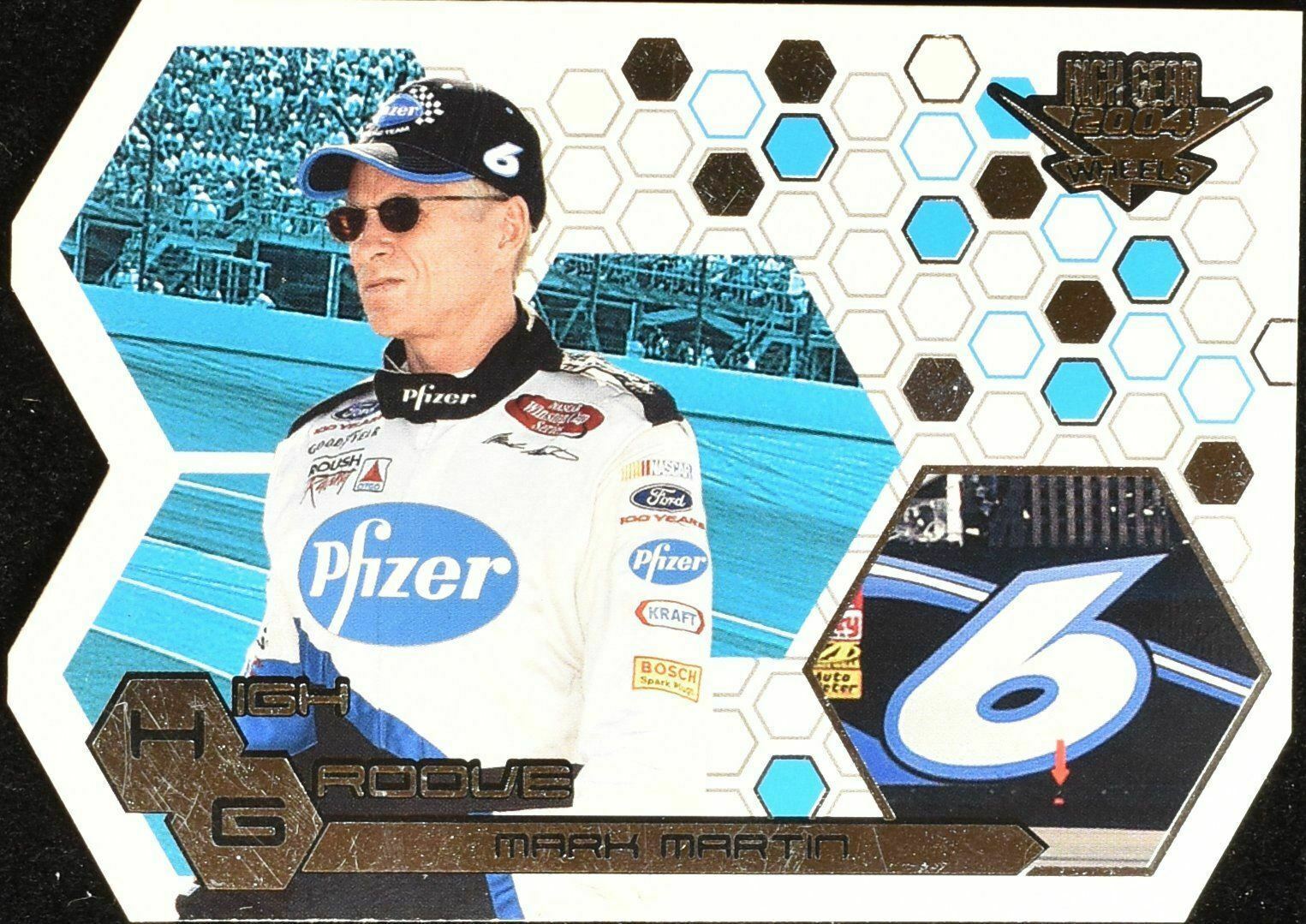 Mark Martin HG 15 / 27 nascar Racing 2004 Card