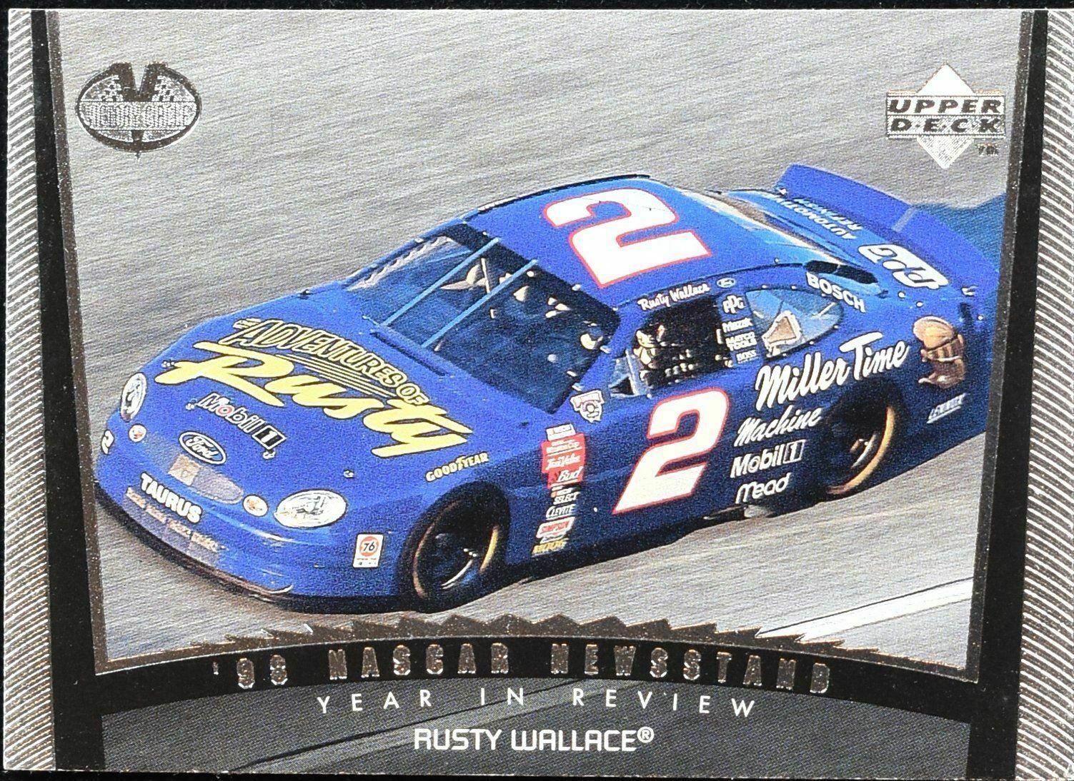 Rusty Wallace Upper Deck Nascar Racing Card No.81 1998