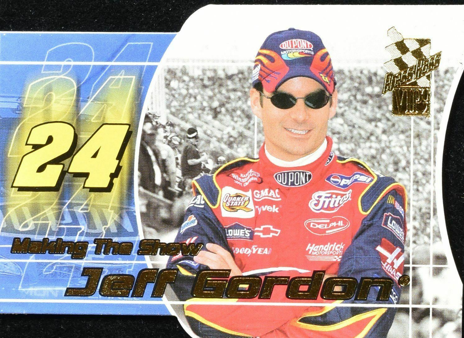 Jeff Gordon making the show 24 Nascar Racing card MS 13/24